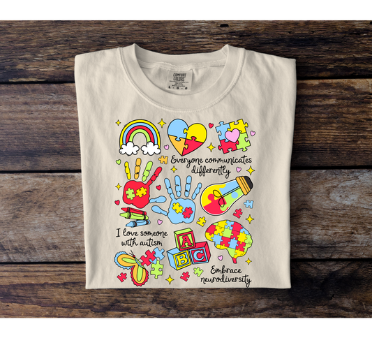 Communicate Differently Tee