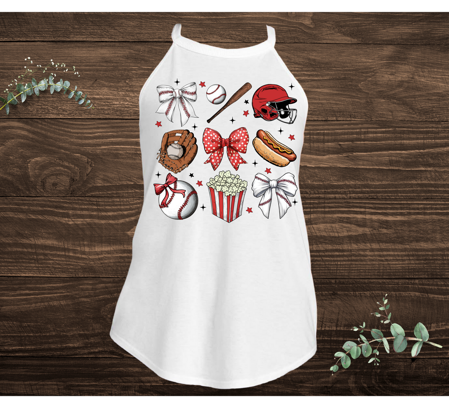 Retro Baseball Collage Tank