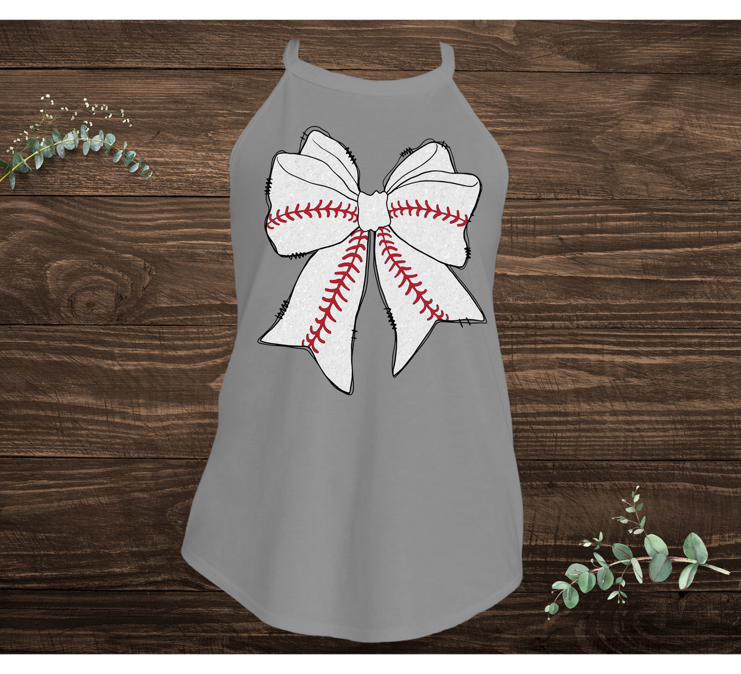 Baseball Bow Tank