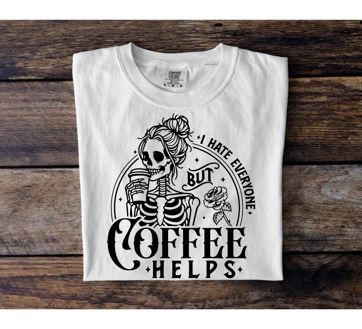 Coffee Skeleton Tee