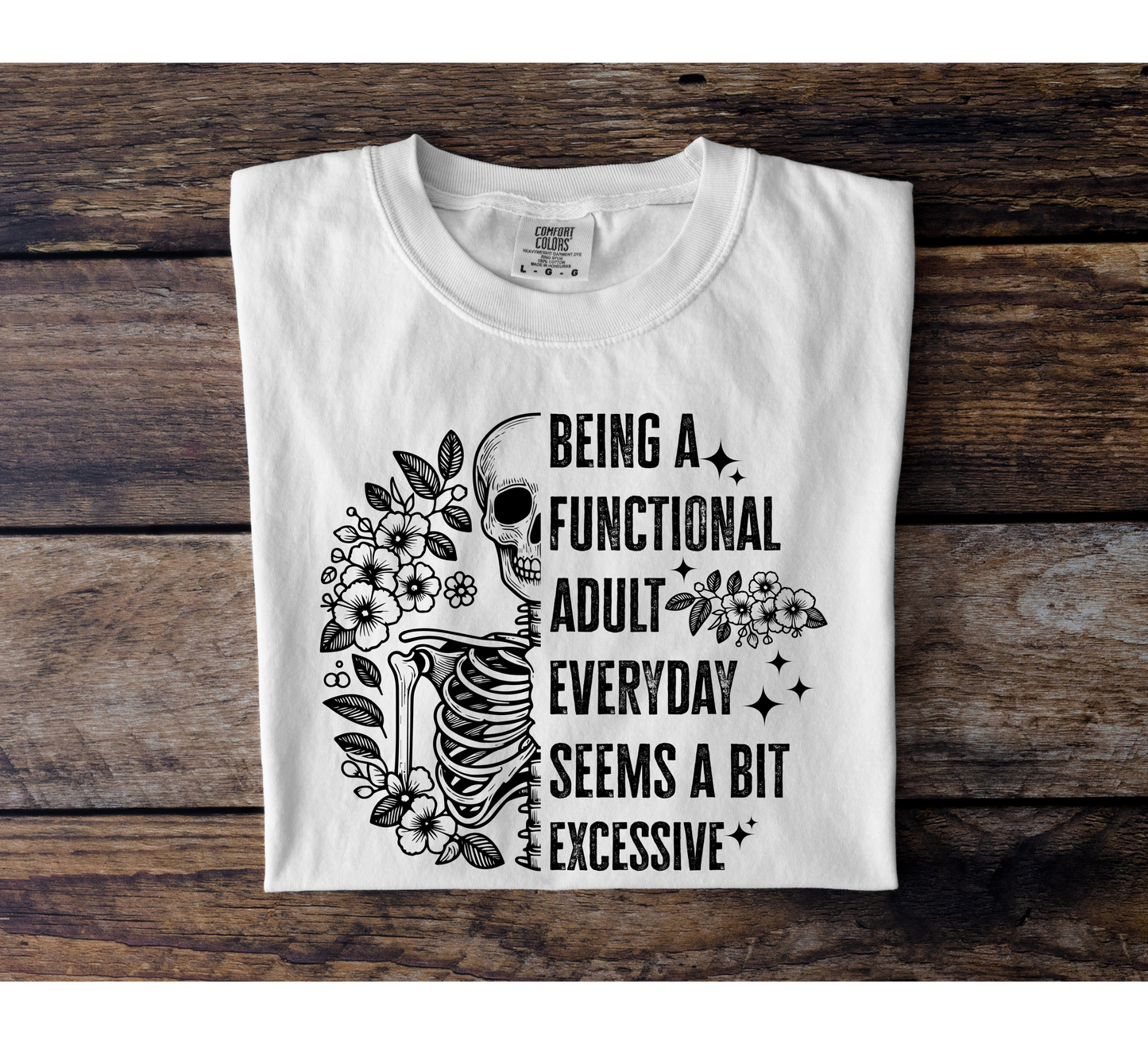 Functional Adult Skeleton Tee