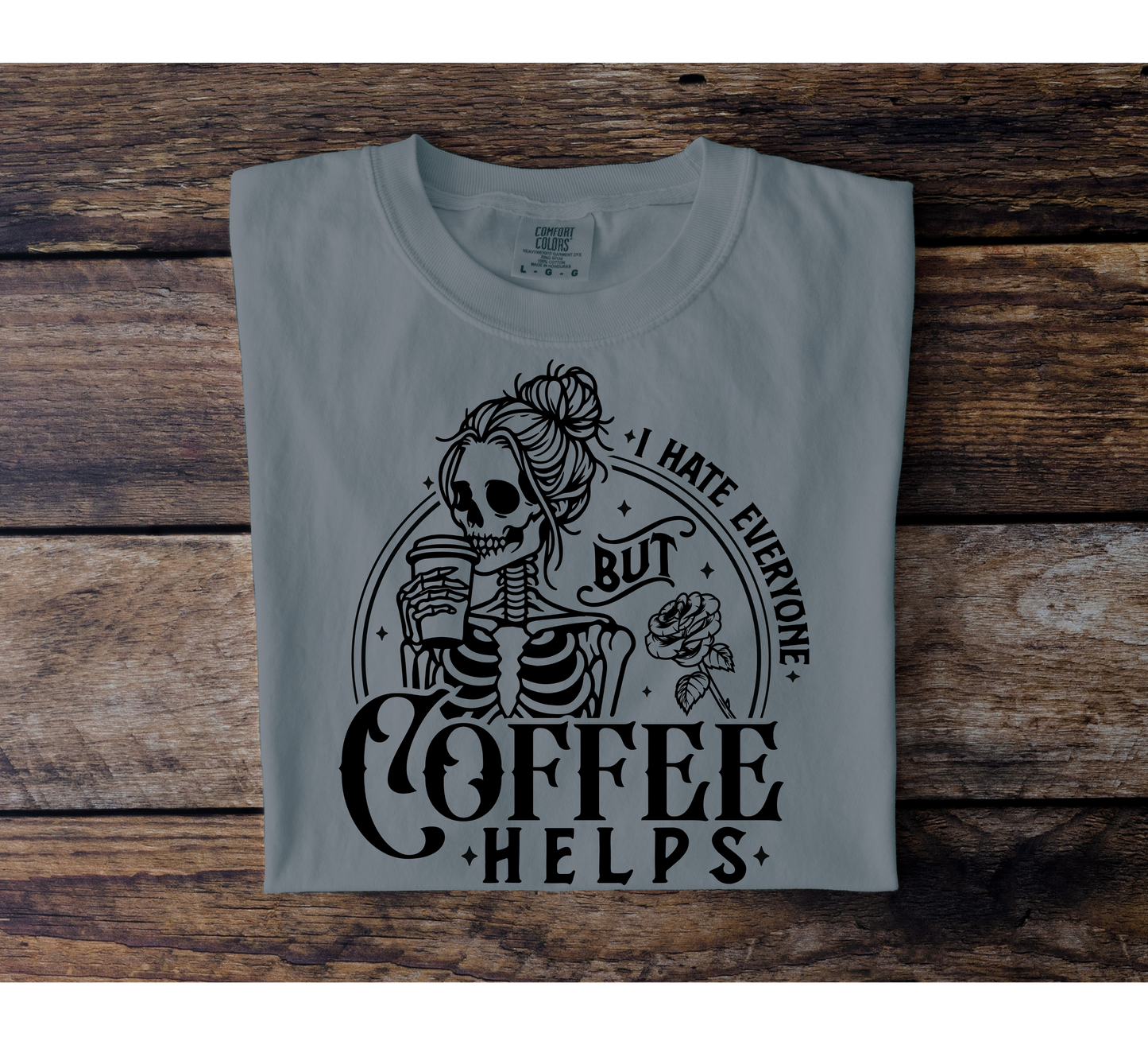 Coffee Skeleton Tee