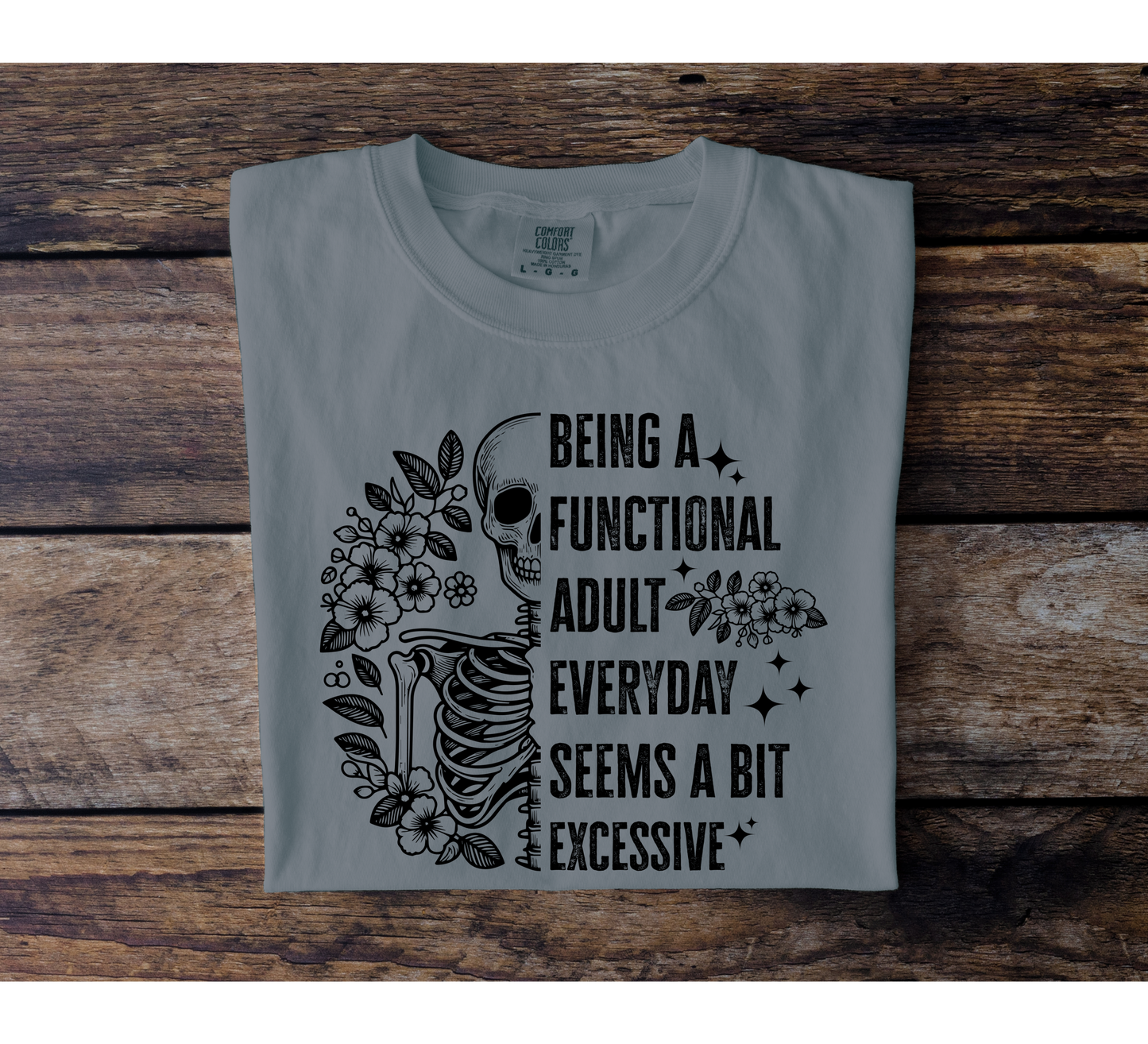Functional Adult Skeleton Tee