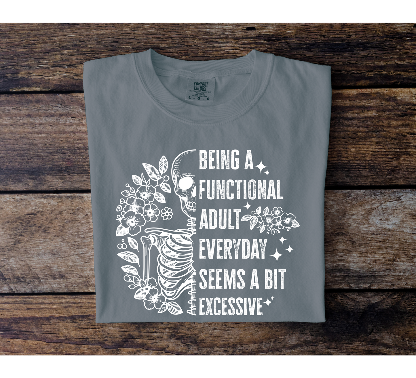 Functional Adult Skeleton Tee