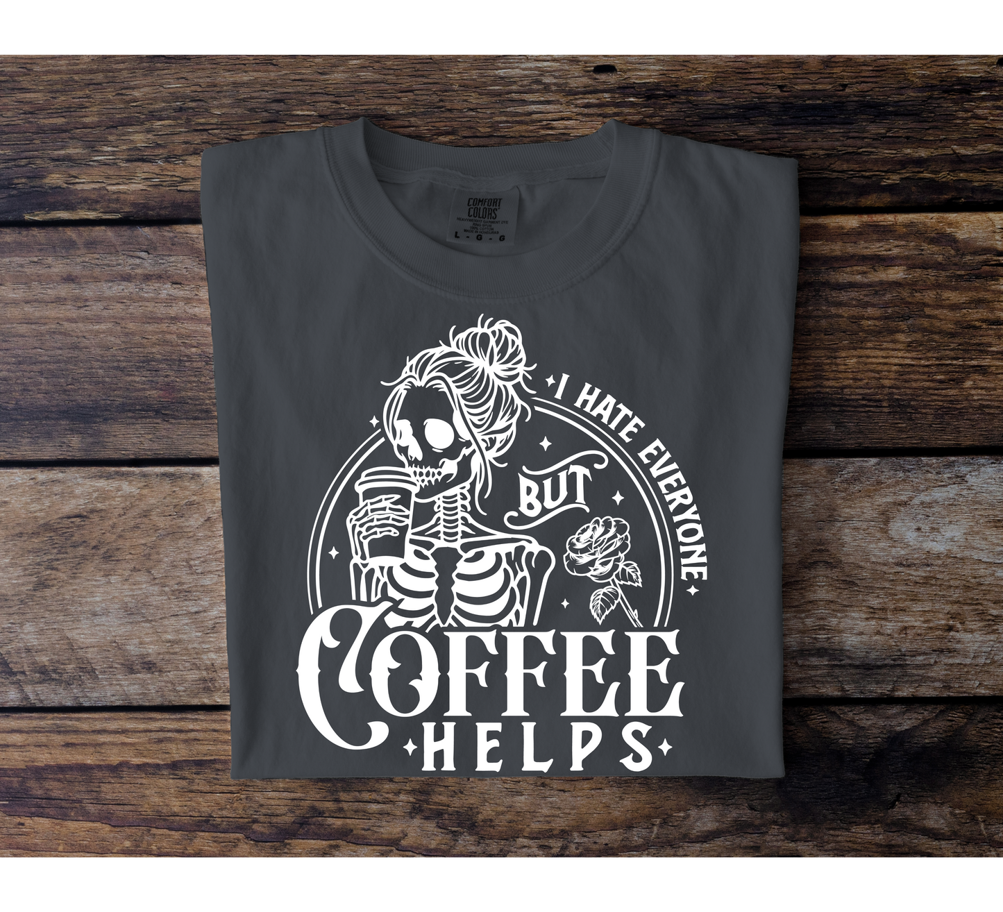 Coffee Skeleton Tee
