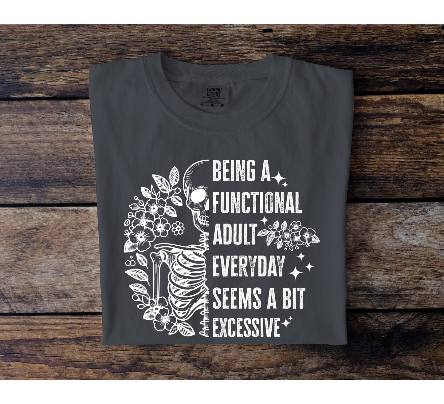 Functional Adult Skeleton Tee