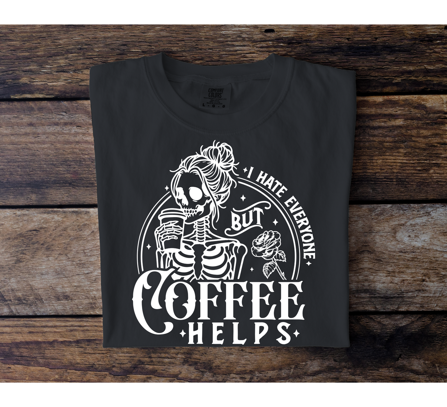 Coffee Skeleton Tee