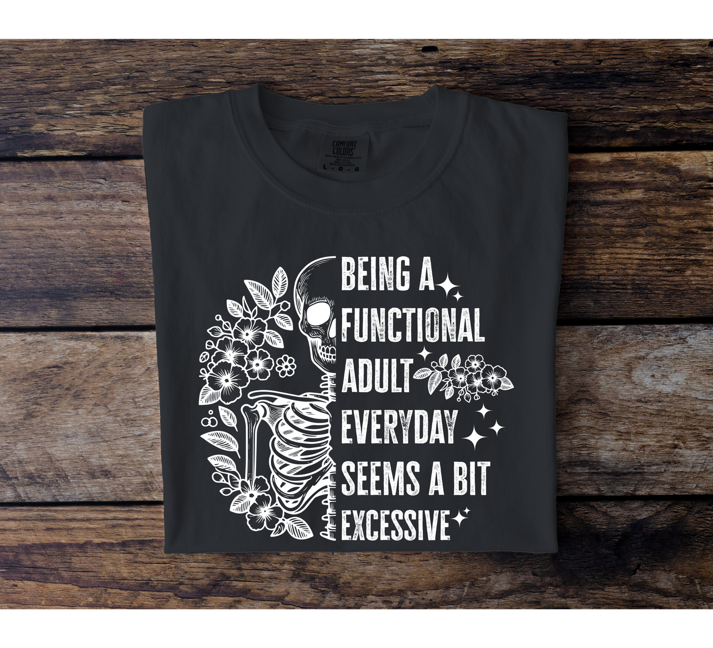 Functional Adult Skeleton Tee