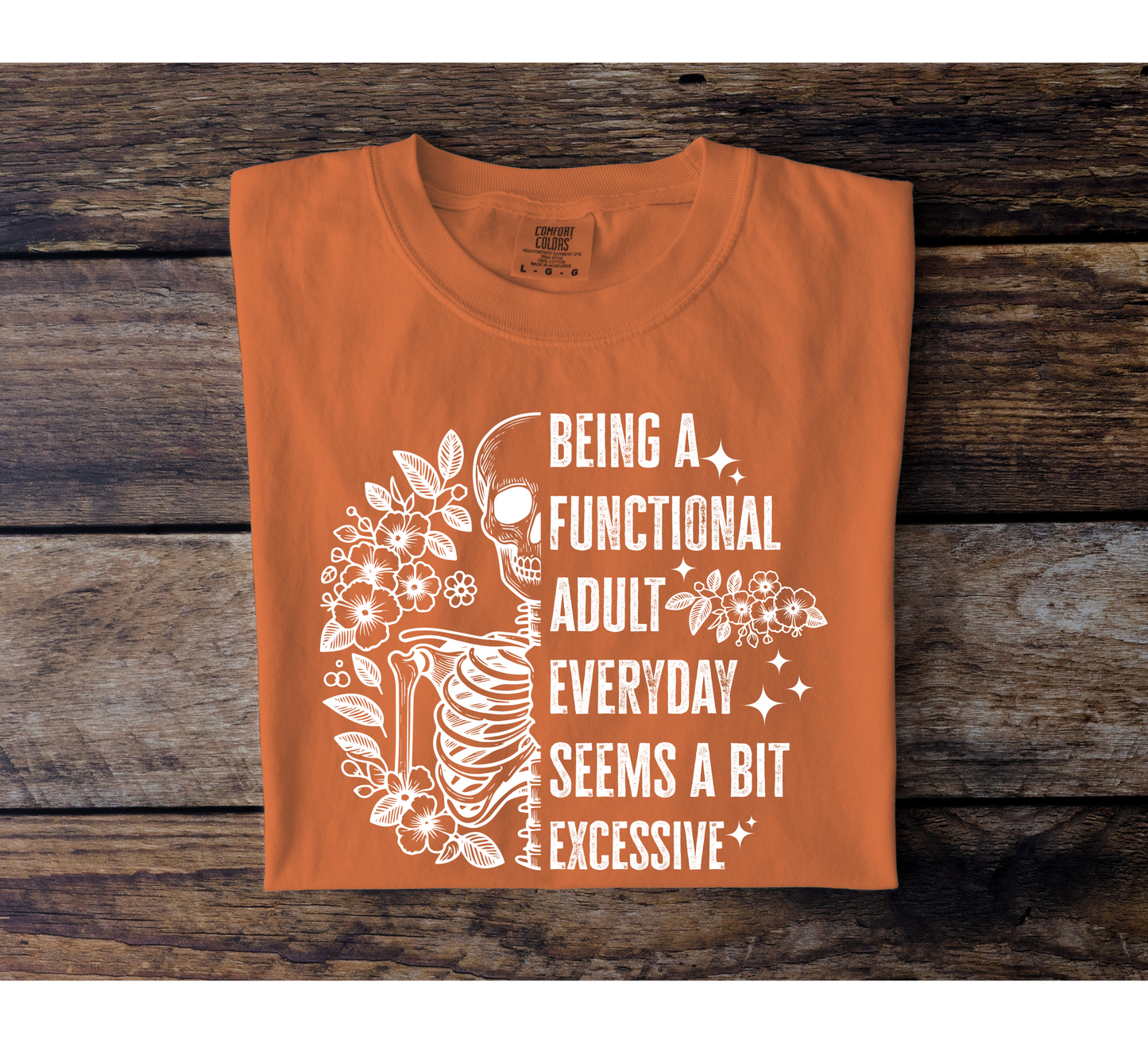 Functional Adult Skeleton Tee