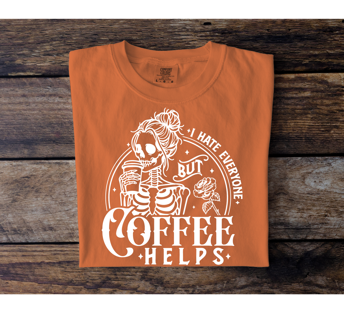 Coffee Skeleton Tee