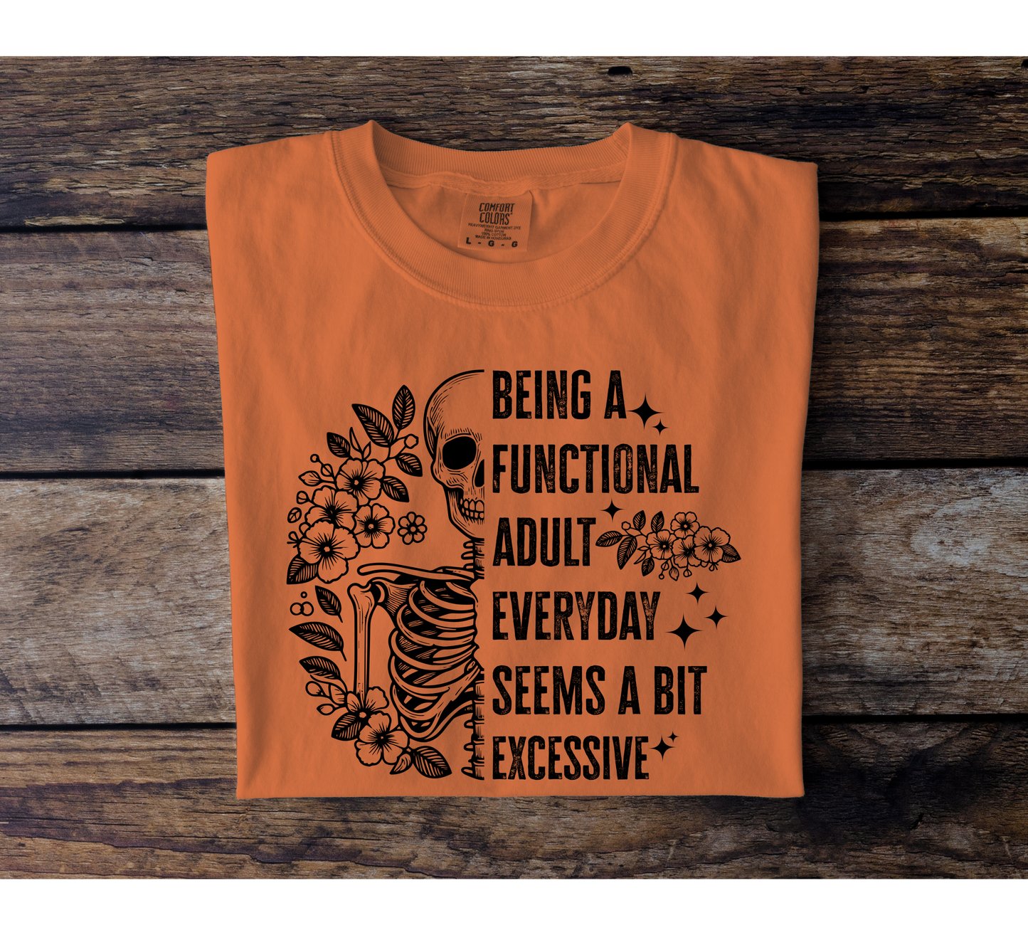 Functional Adult Skeleton Tee