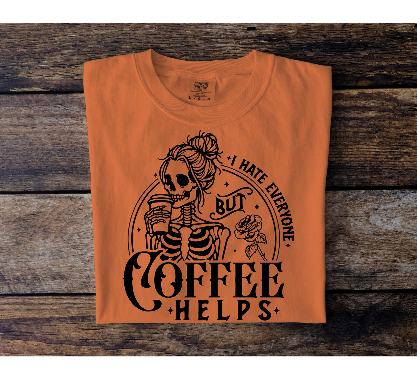 Coffee Skeleton Tee