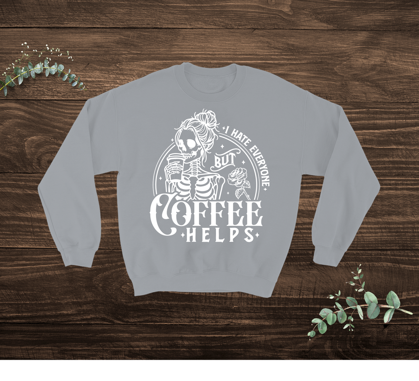 Coffee Skeleton Sweatshirt