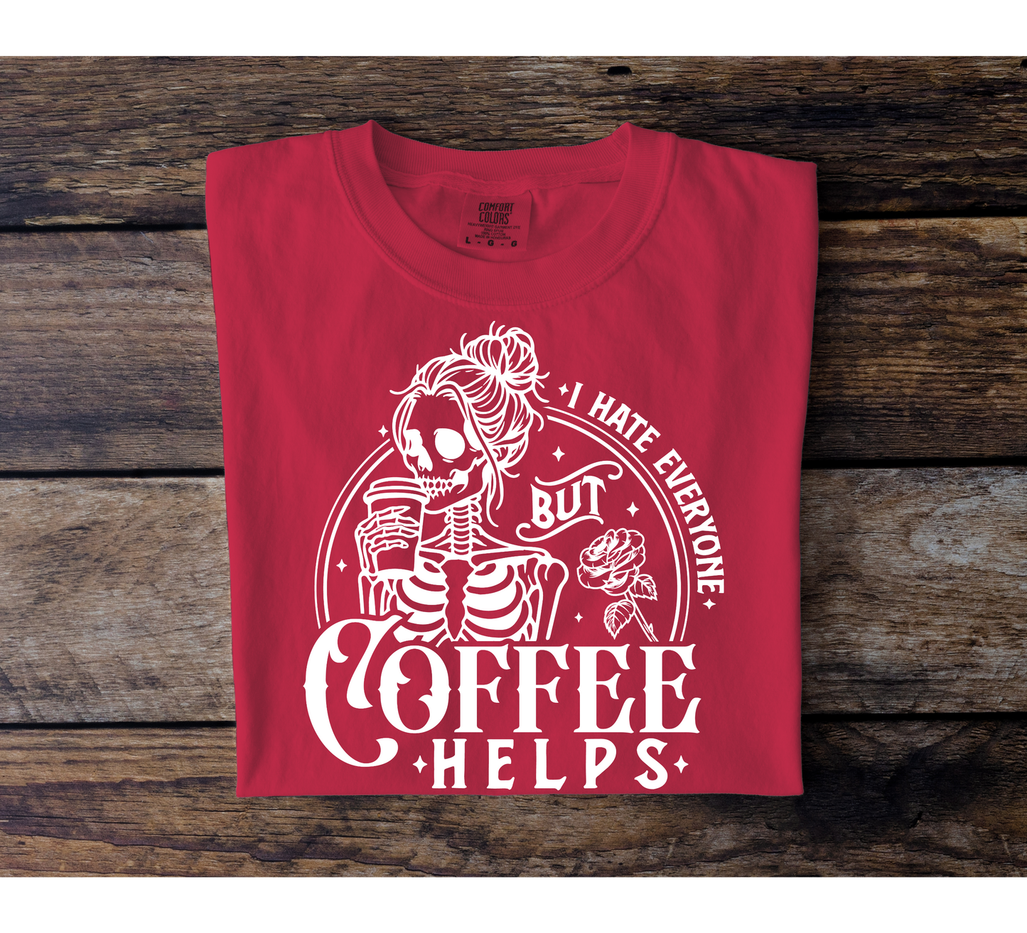 Coffee Skeleton Tee