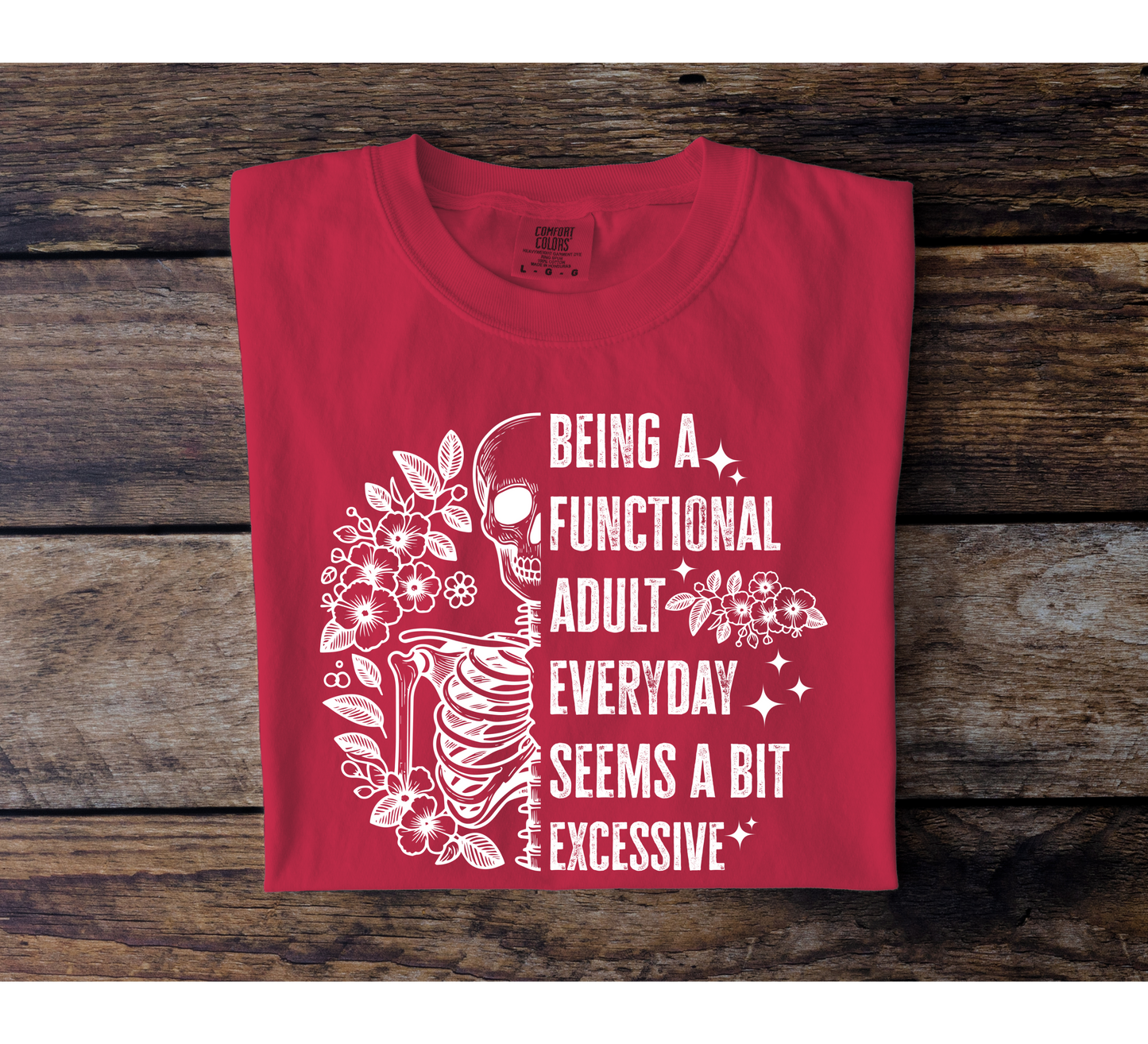 Functional Adult Skeleton Tee