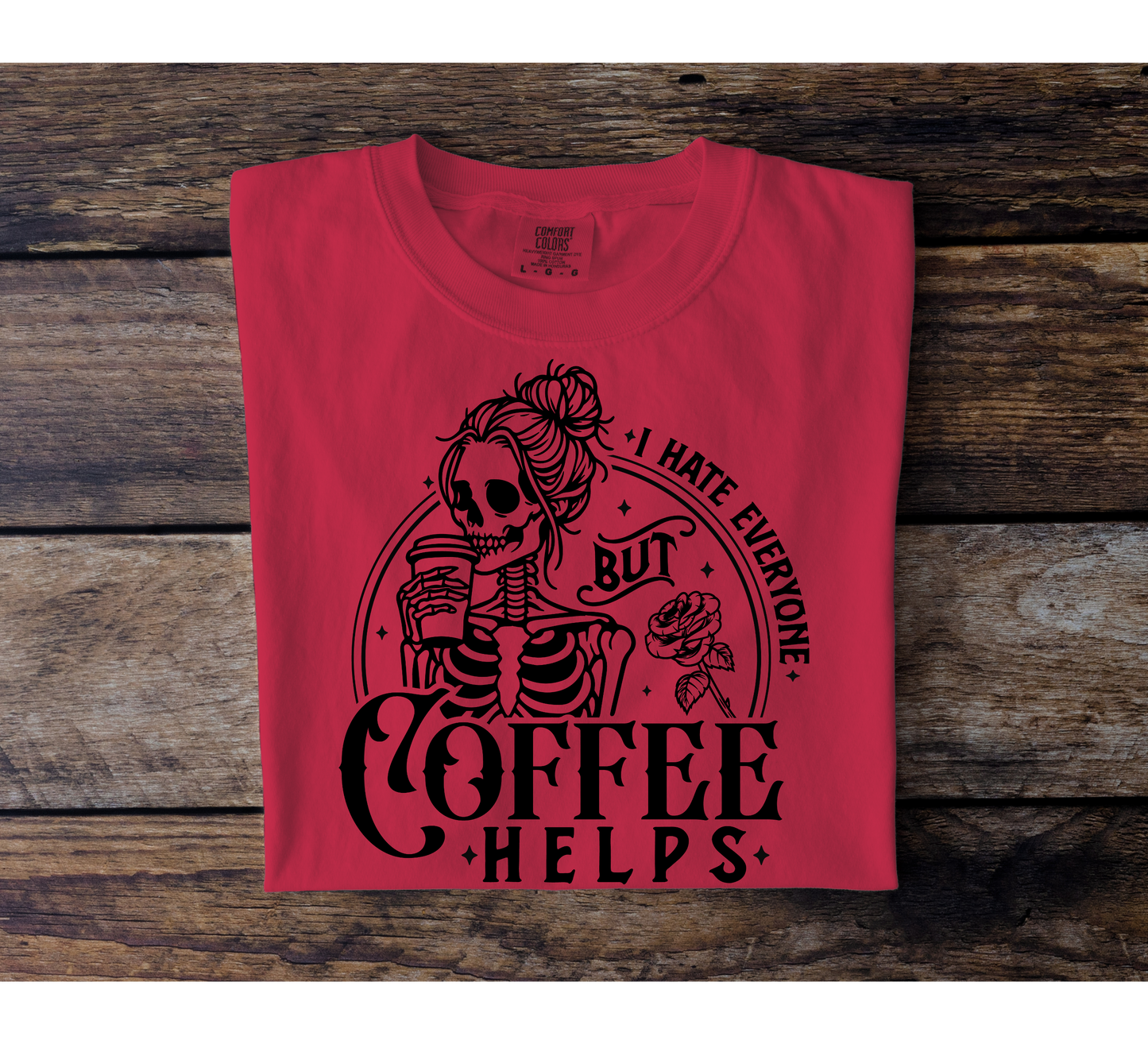 Coffee Skeleton Tee