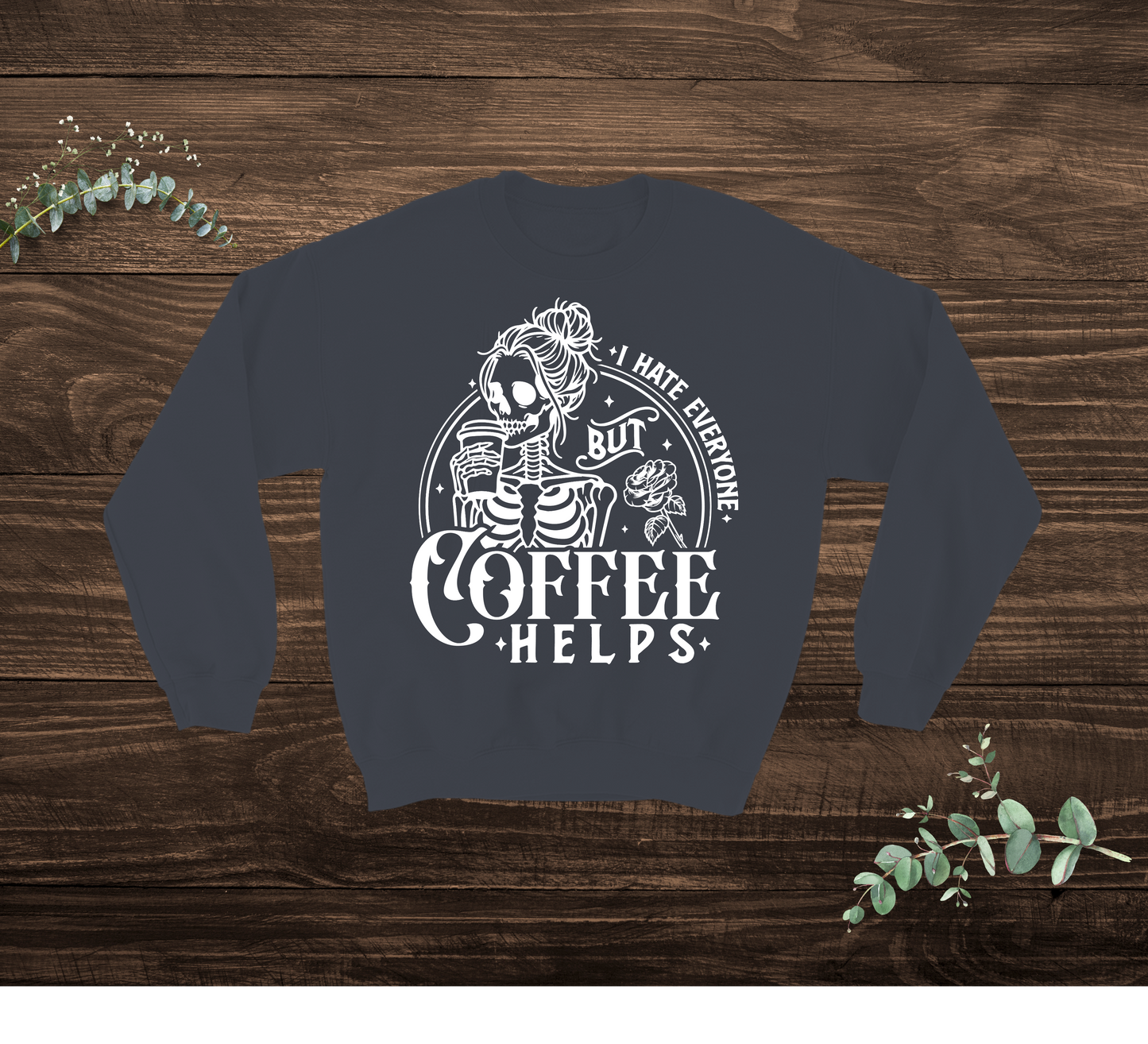Coffee Skeleton Sweatshirt