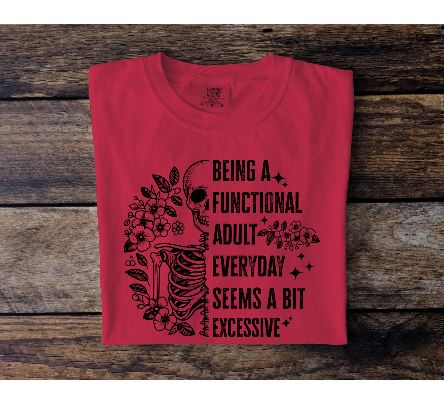 Functional Adult Skeleton Tee