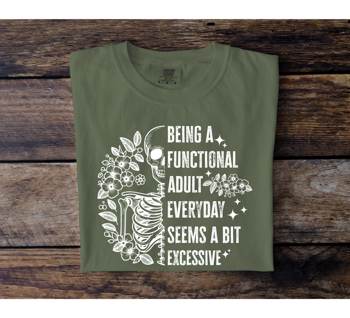 Functional Adult Skeleton Tee