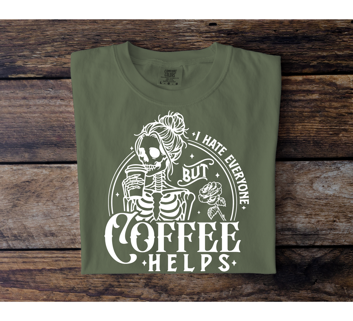 Coffee Skeleton Tee