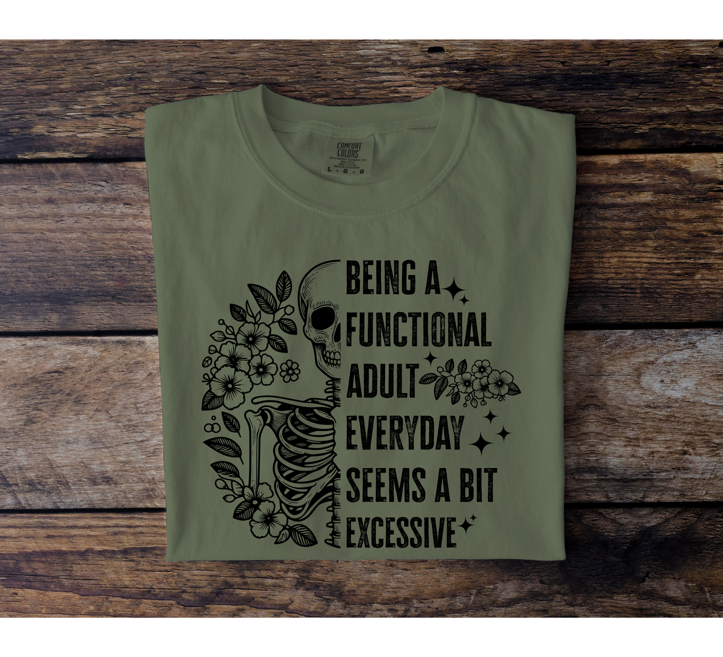 Functional Adult Skeleton Tee
