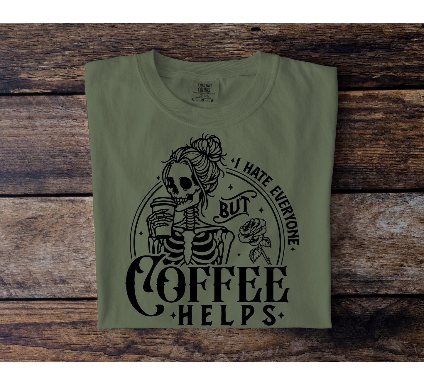 Coffee Skeleton Tee