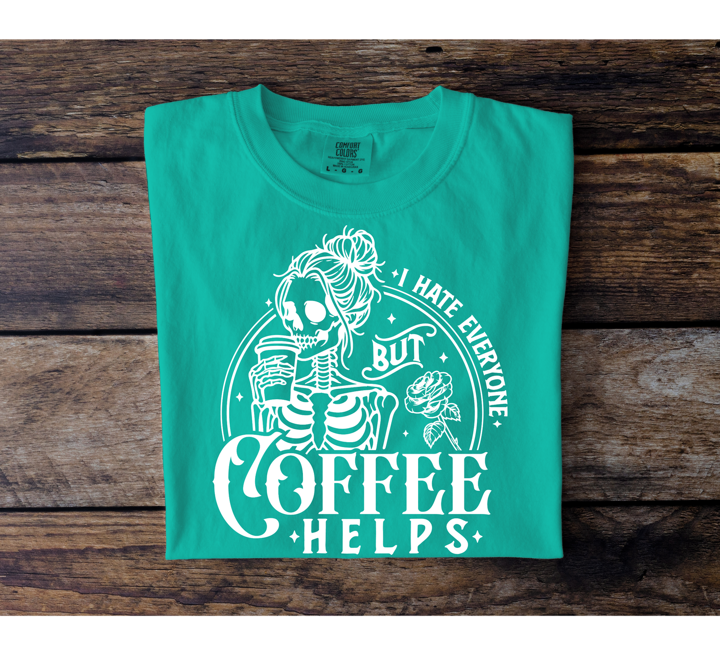Coffee Skeleton Tee