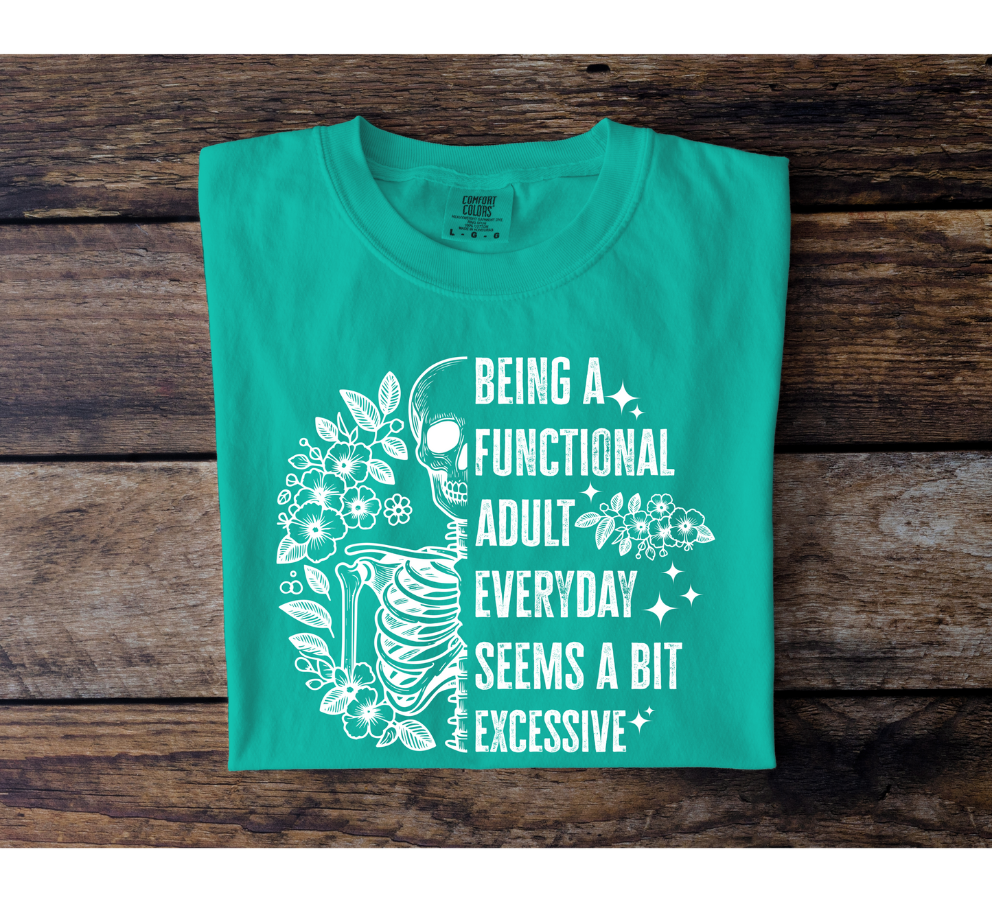 Functional Adult Skeleton Tee