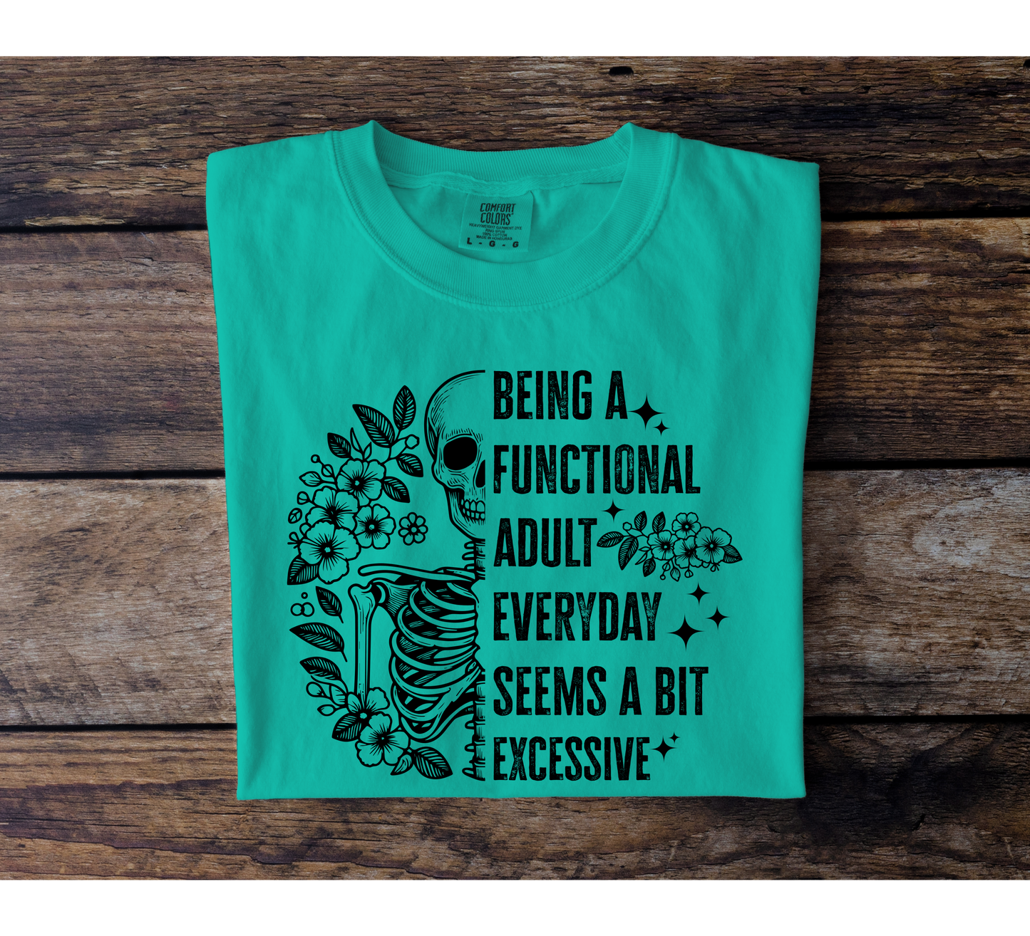 Functional Adult Skeleton Tee