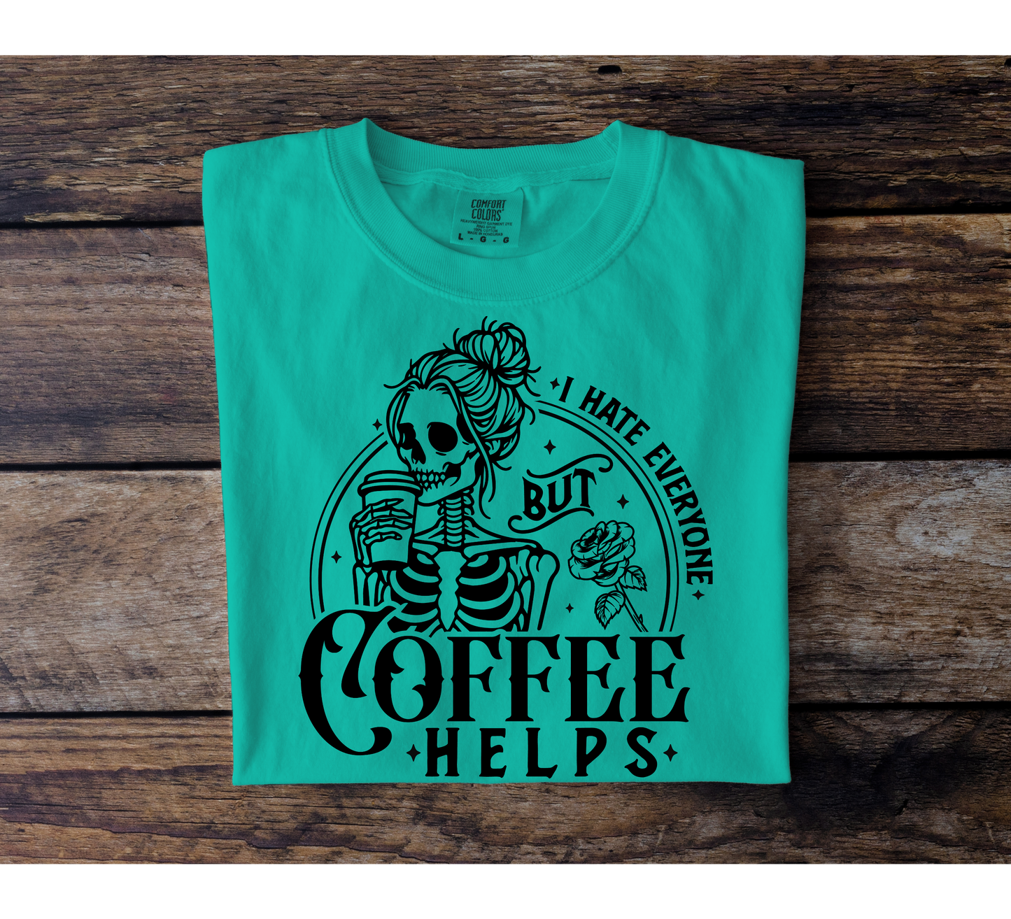 Coffee Skeleton Tee