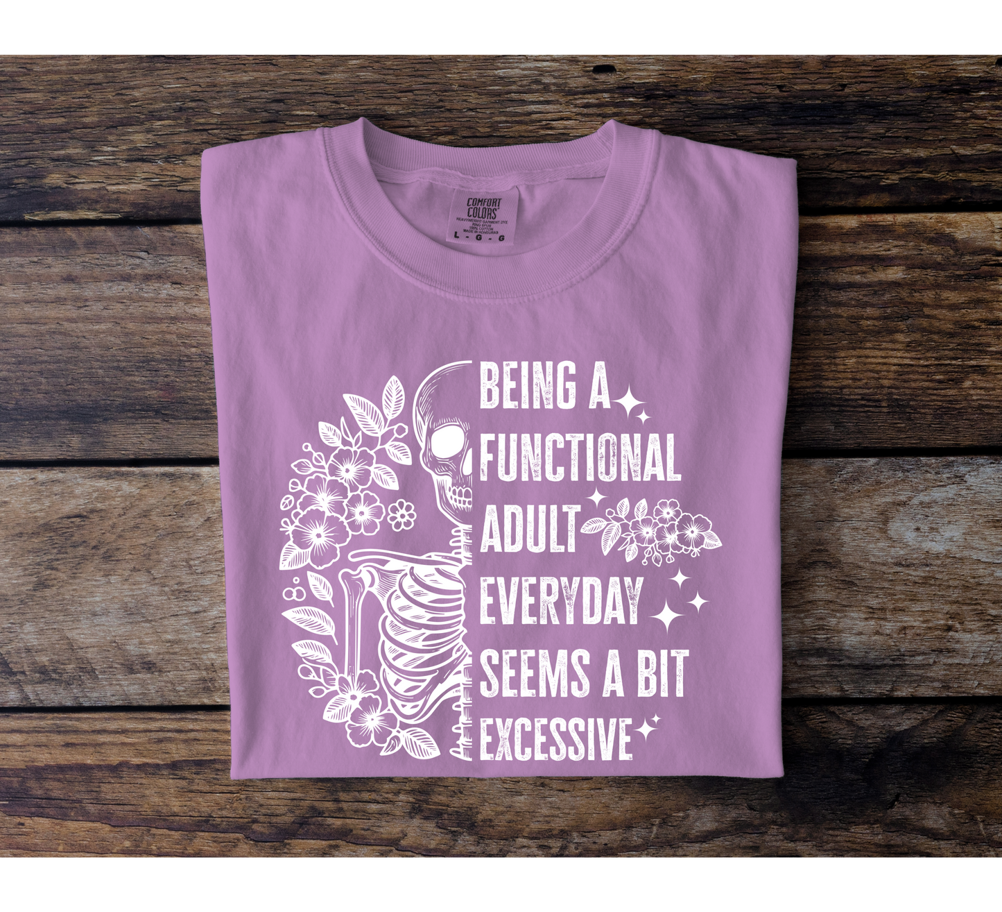 Functional Adult Skeleton Tee