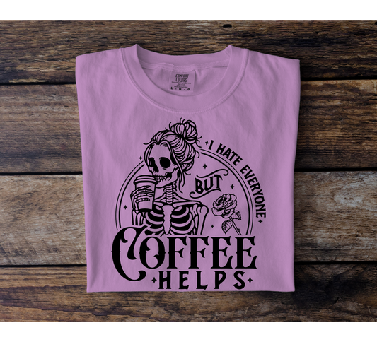 Coffee Skeleton Tee