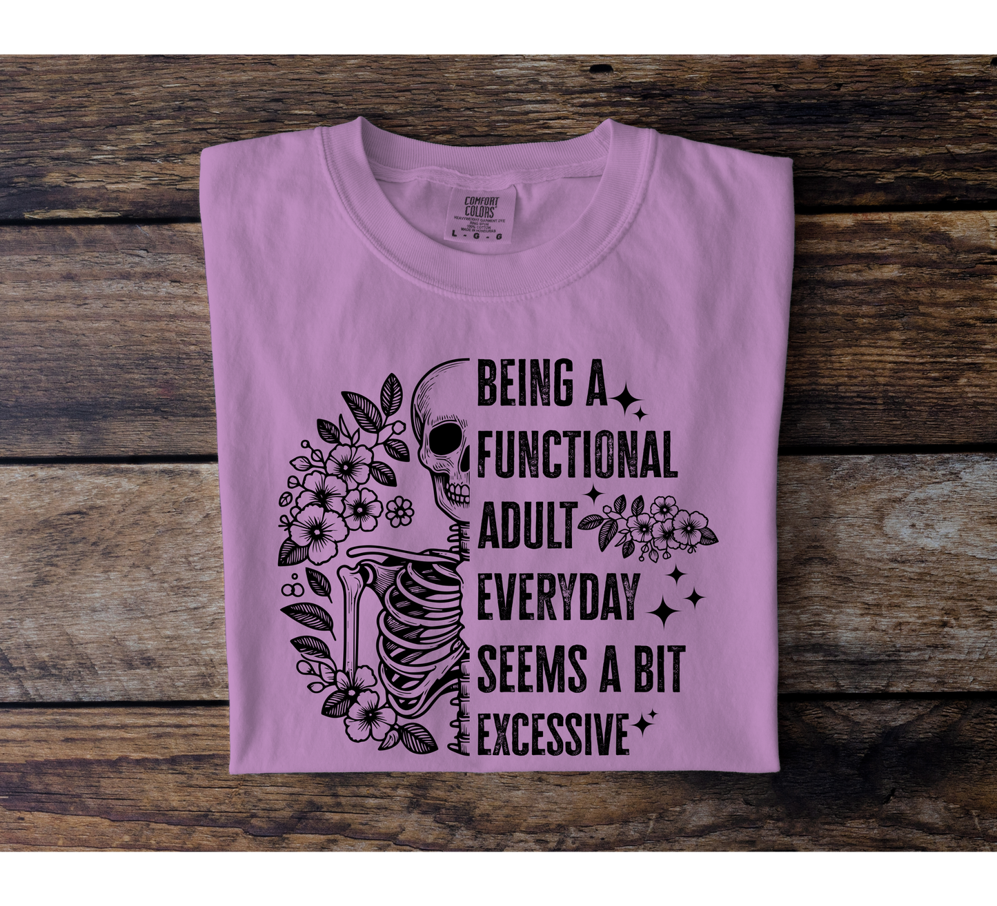 Functional Adult Skeleton Tee