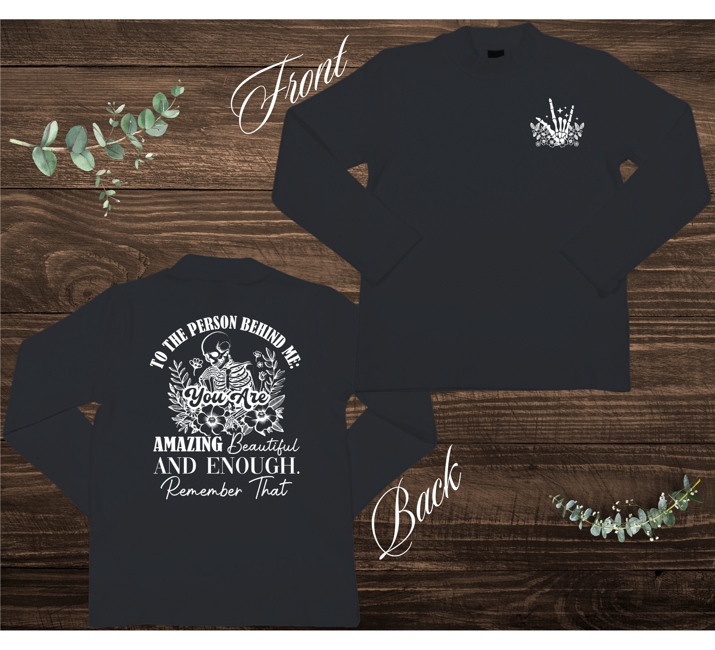 Person Behind Me Skeleton Sweatshirt