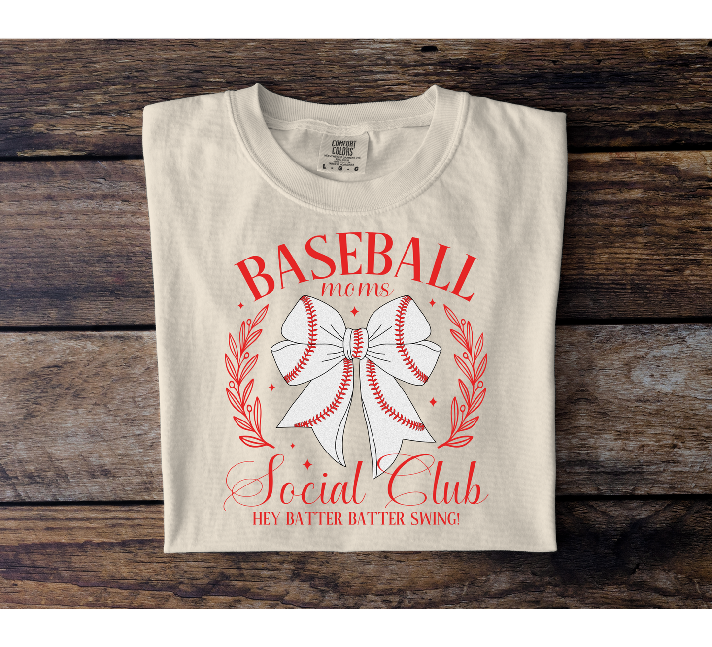 Baseball Moms Social Club Tee