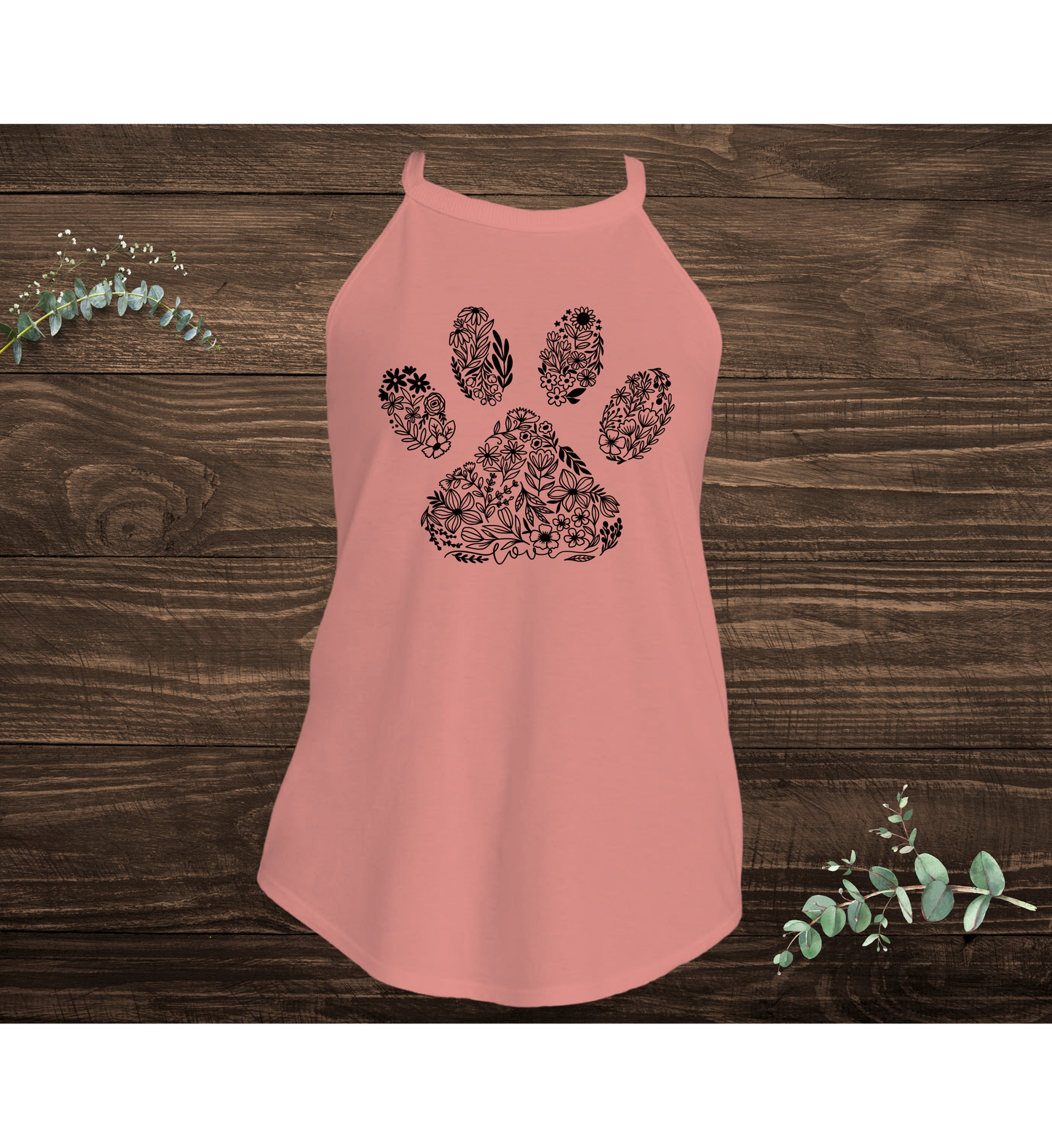 Floral Paw Tank