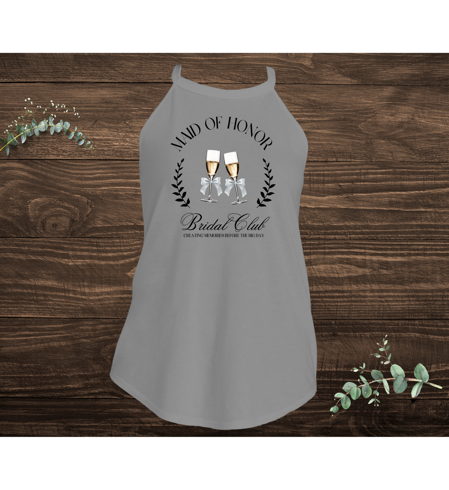 Maid Of Honor Bridal Club Tank