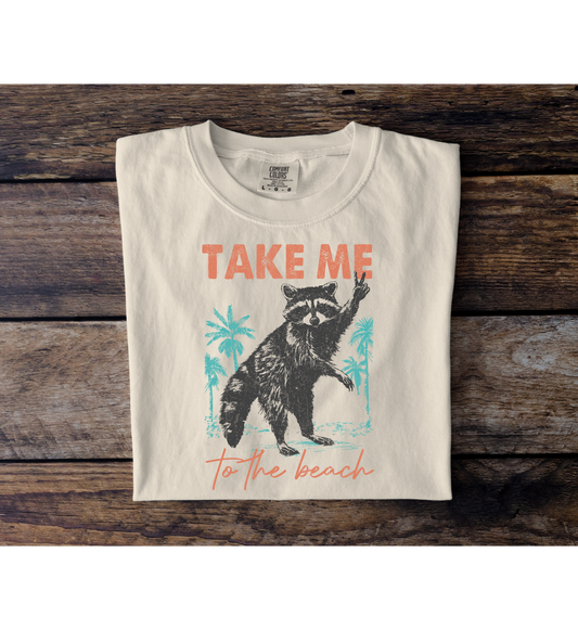 To The Beach Racoon