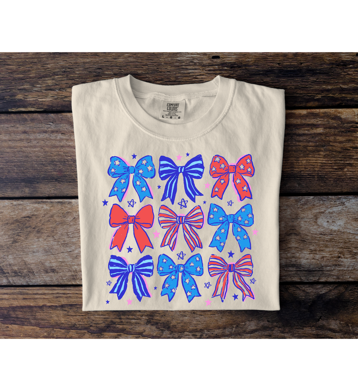 America Bow Collage Tee