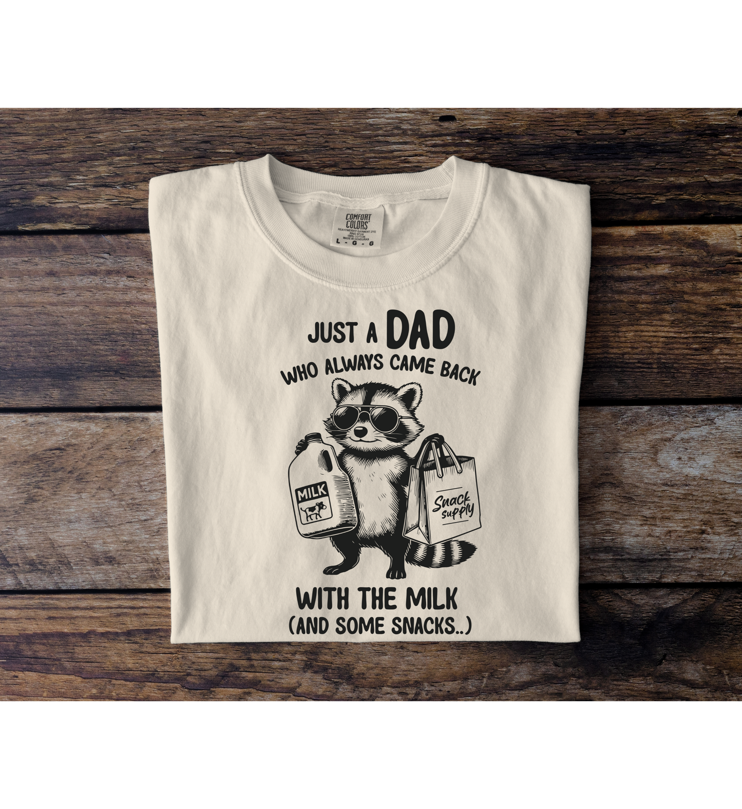 Milk And Snacks Racoon