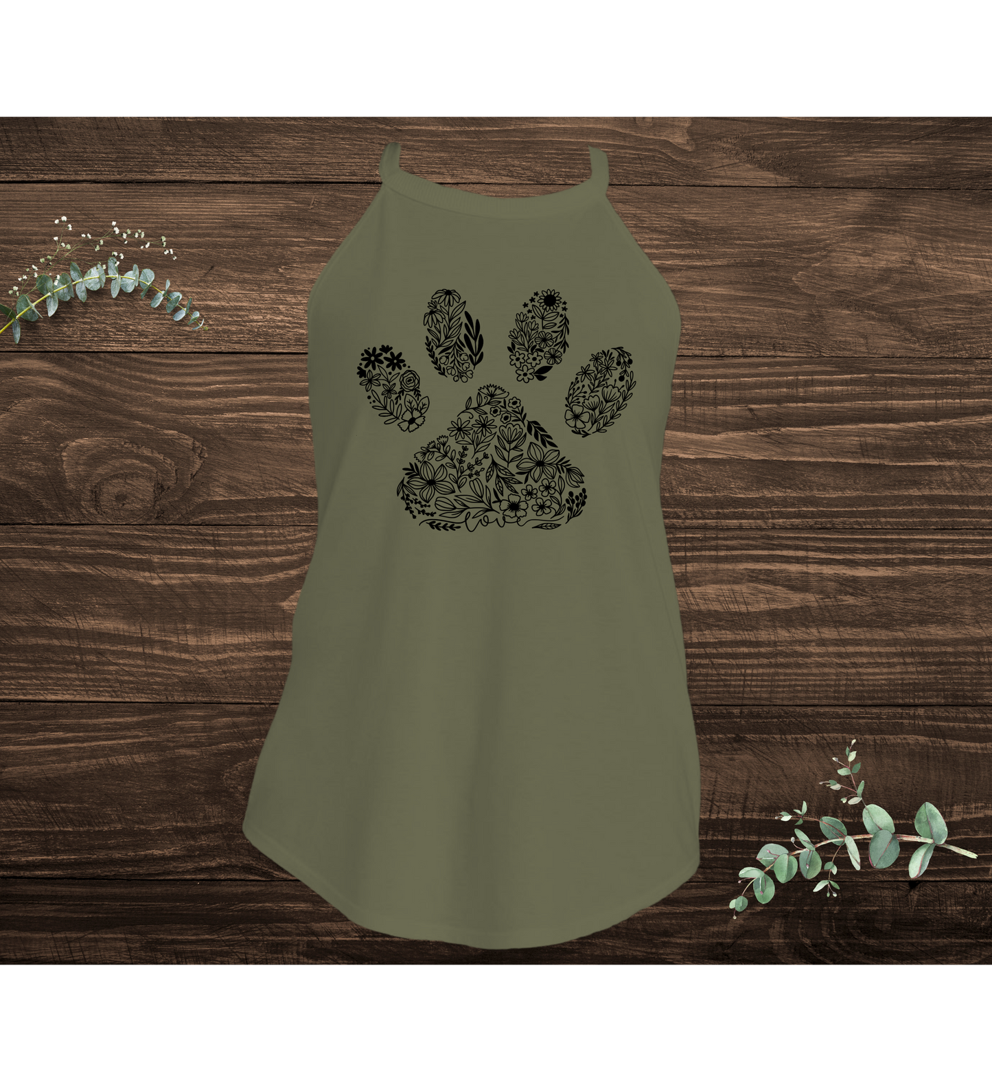 Floral Paw Tank