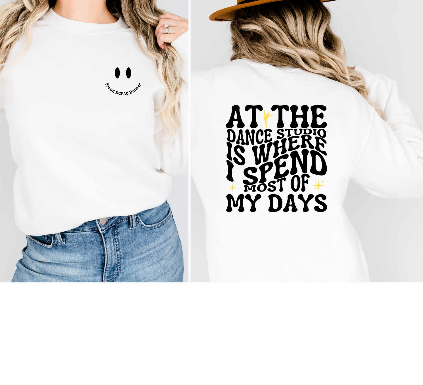 Where I Spend Most of My Days Sweatshirt