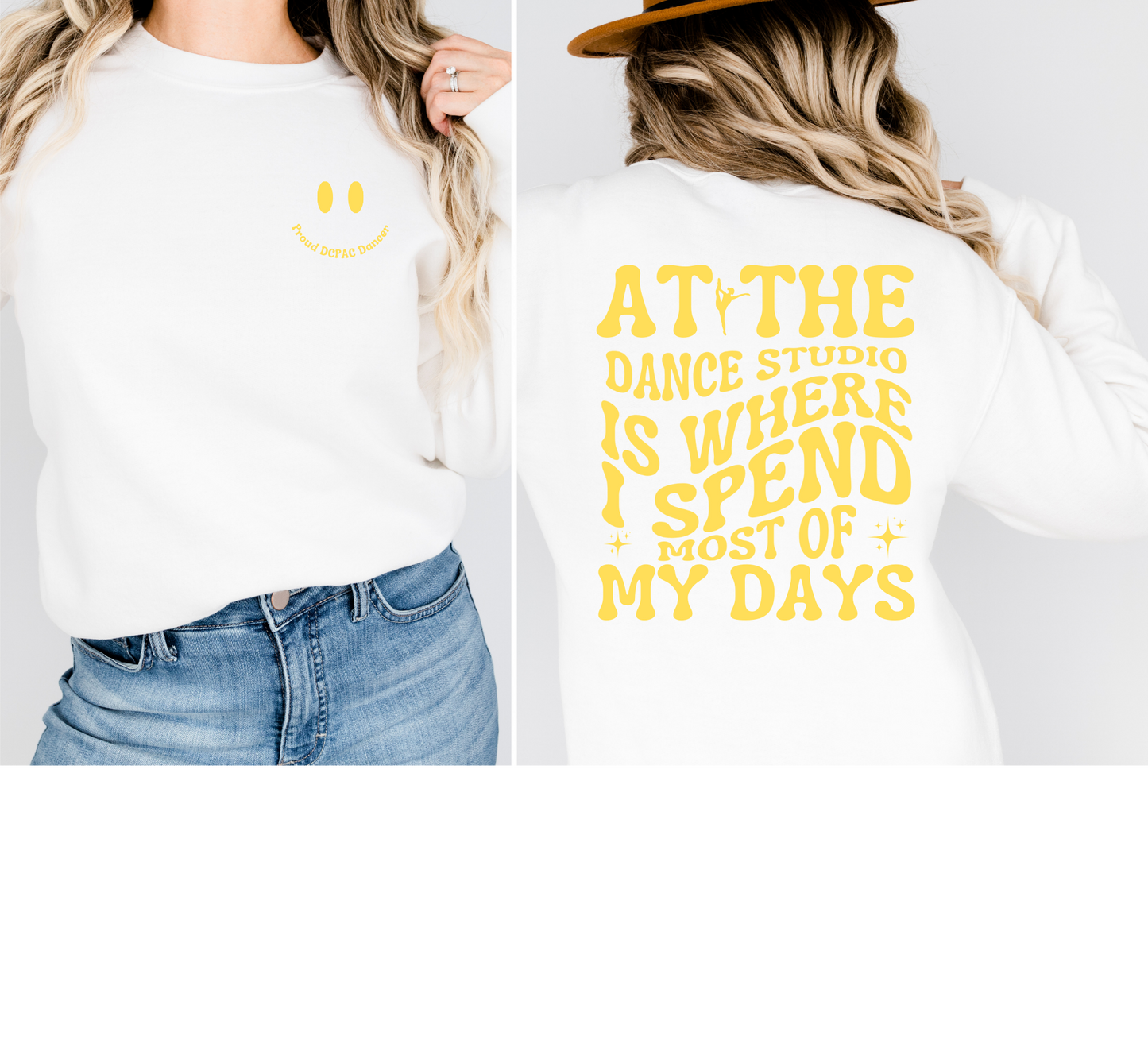 Where I Spend Most of My Days Sweatshirt