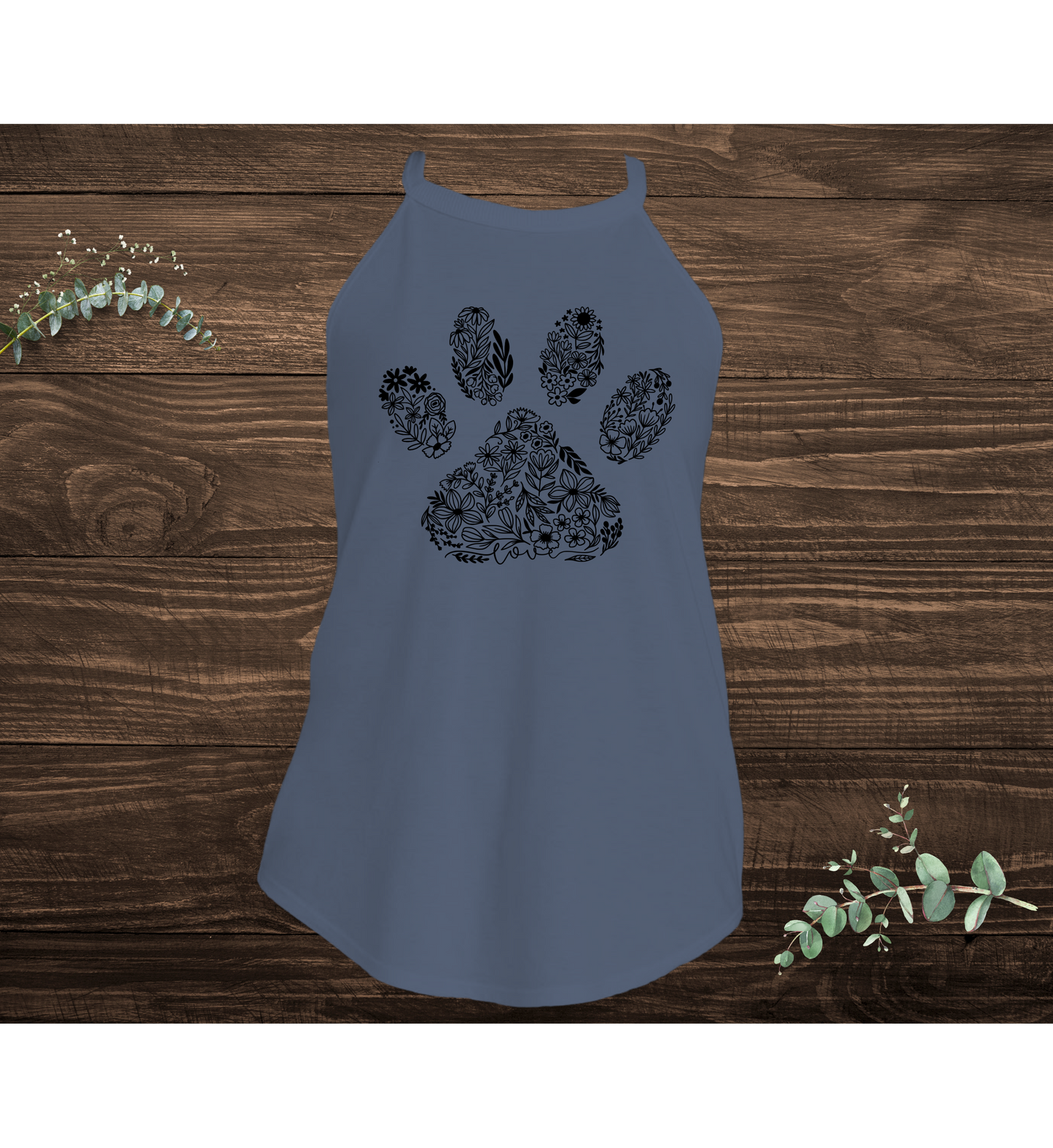 Floral Paw Tank