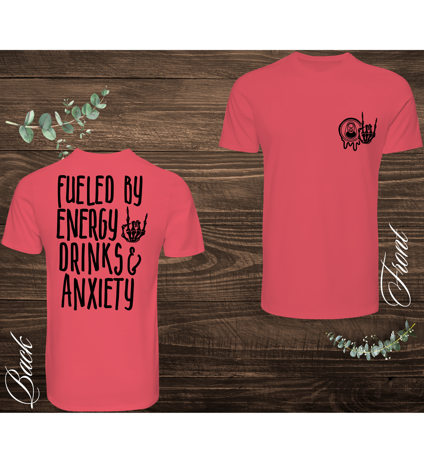 Energy Drinks & Anxiety Tee