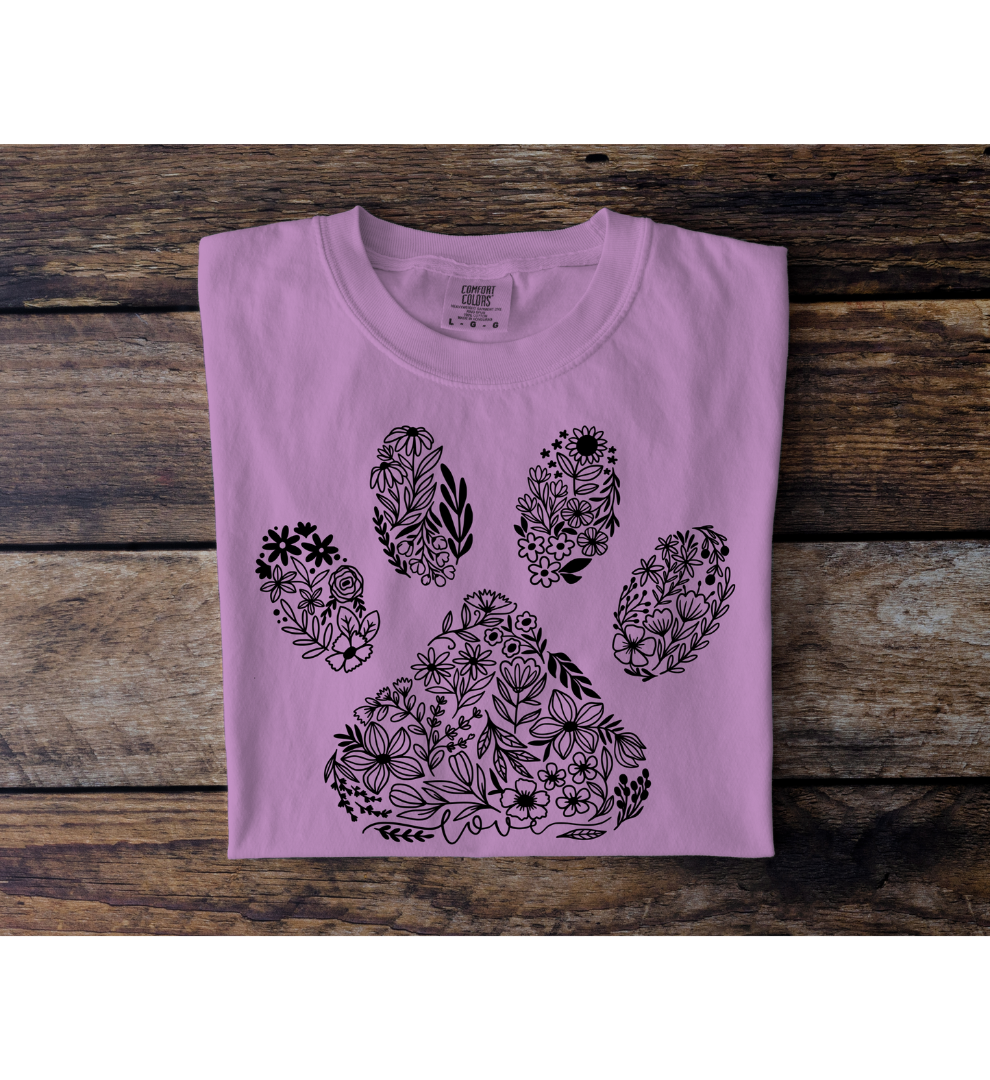 Floral Paw Tee