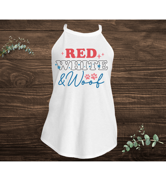 Red White And Woof Tank