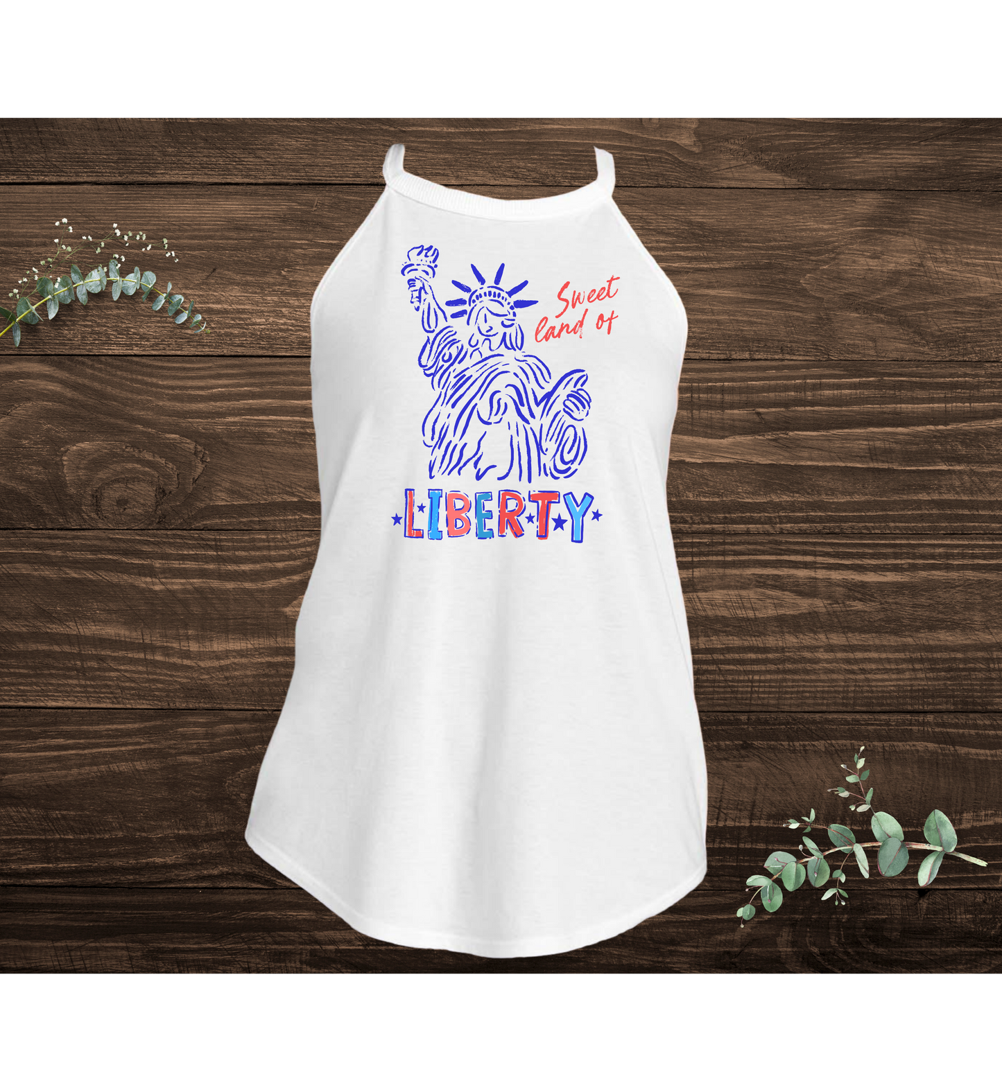 Sweet Land Of Liberty Statue 2 Tank