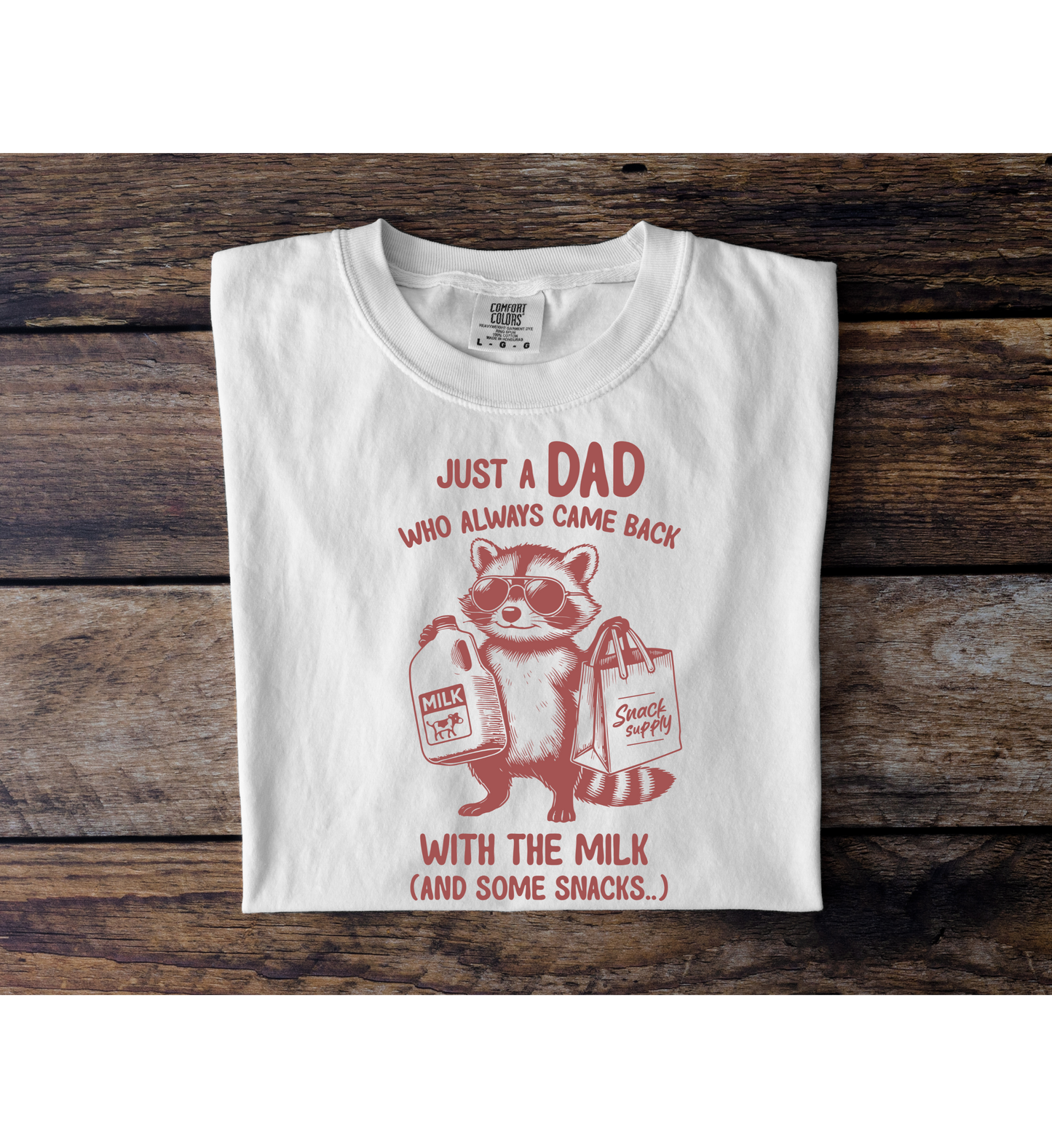 Milk And Snacks Racoon