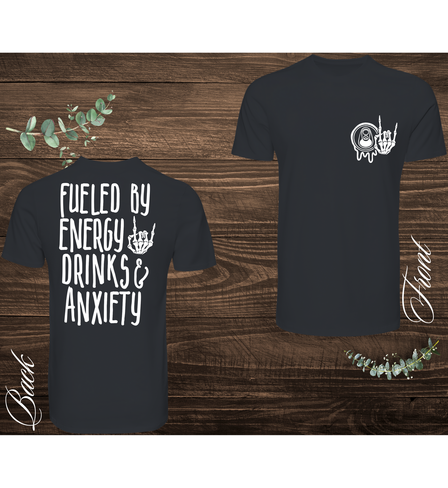 Energy Drinks & Anxiety Tee